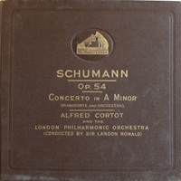 HMV : Cortot - Schumann Concerto